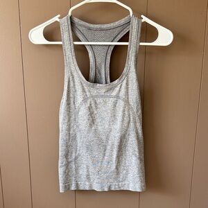 Lululemon Swiftly Gray Racerback Women's Tank Top